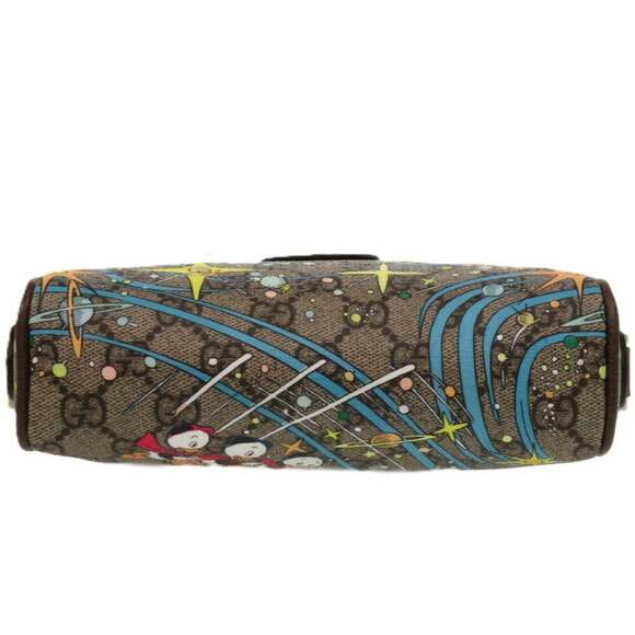 GUCCI Authentic Brown Leather Shoulder Bag - Picture 5 of 10